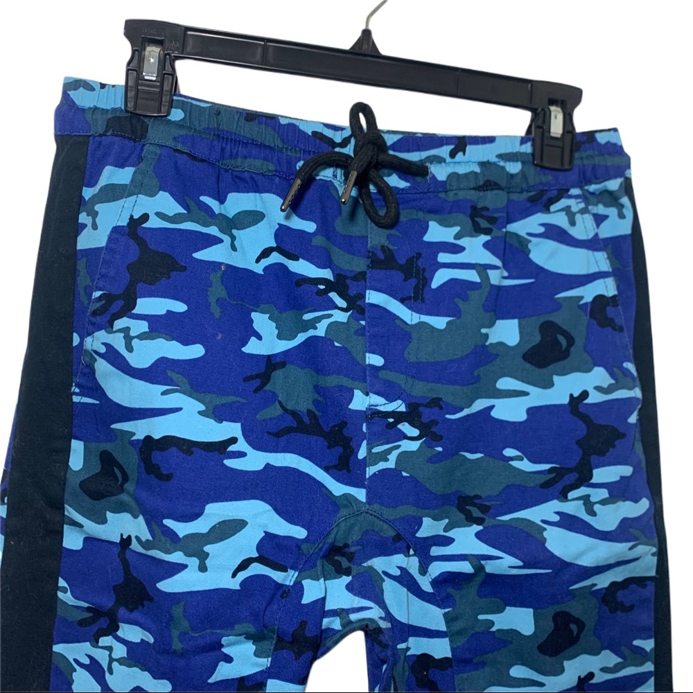 🌀 BLUE CAMO JOGGERS 🌀